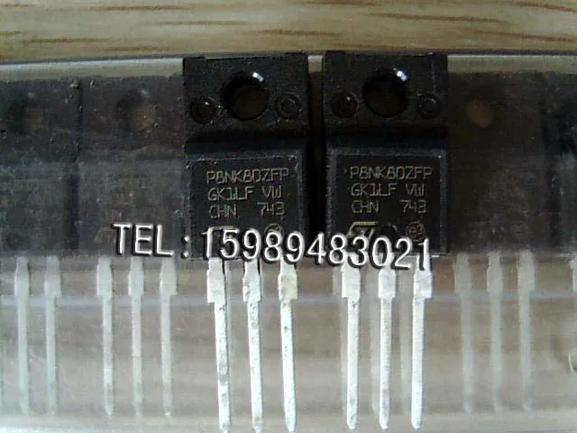 

Free shipping STP8NK80ZFP 8NK80 TO-220 10PCS