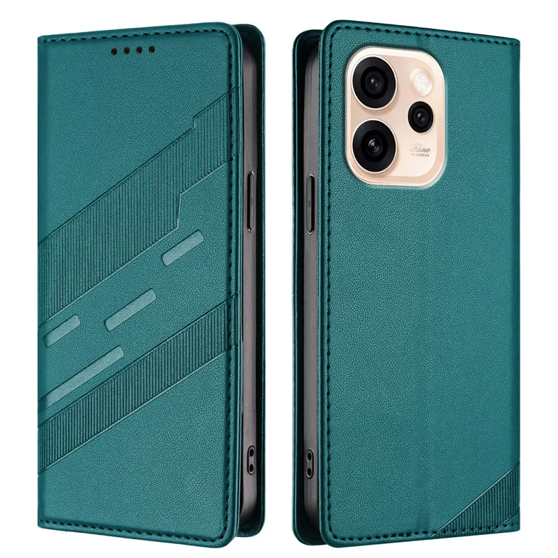 Luxury Flip Leather Wallet Phone Case Cover - Reno Series