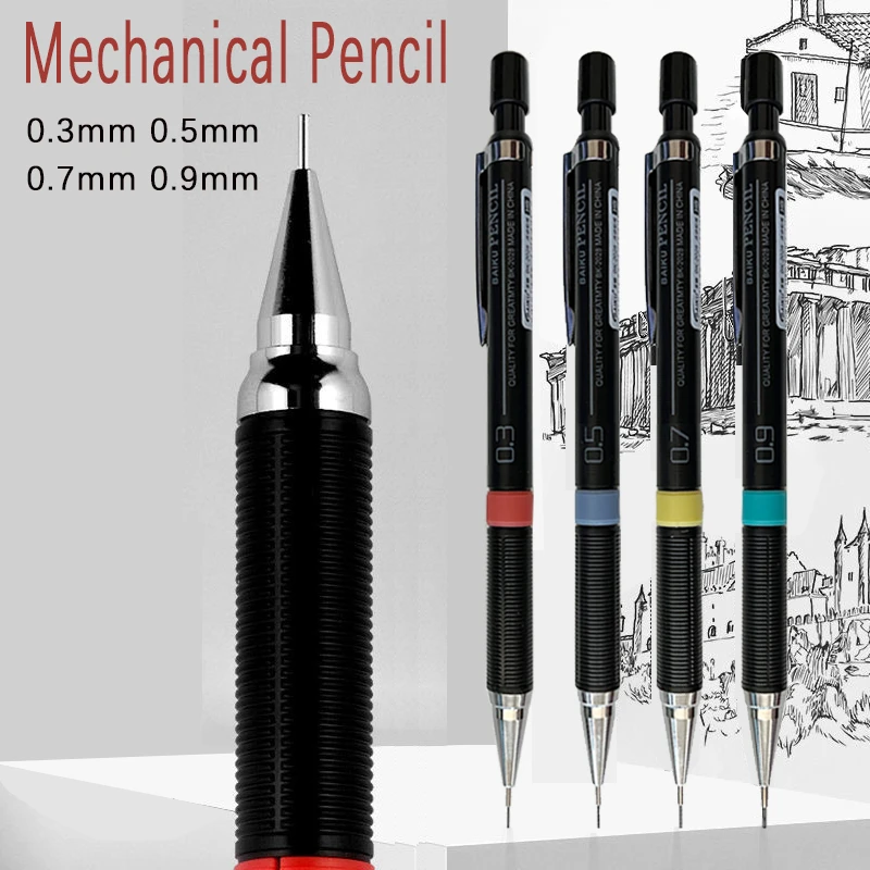 Automatic Mechanical Pencil Mechanical Pencil 0.9mm 0.7mm Mechanical Pencil 8pcs Aliexpress
