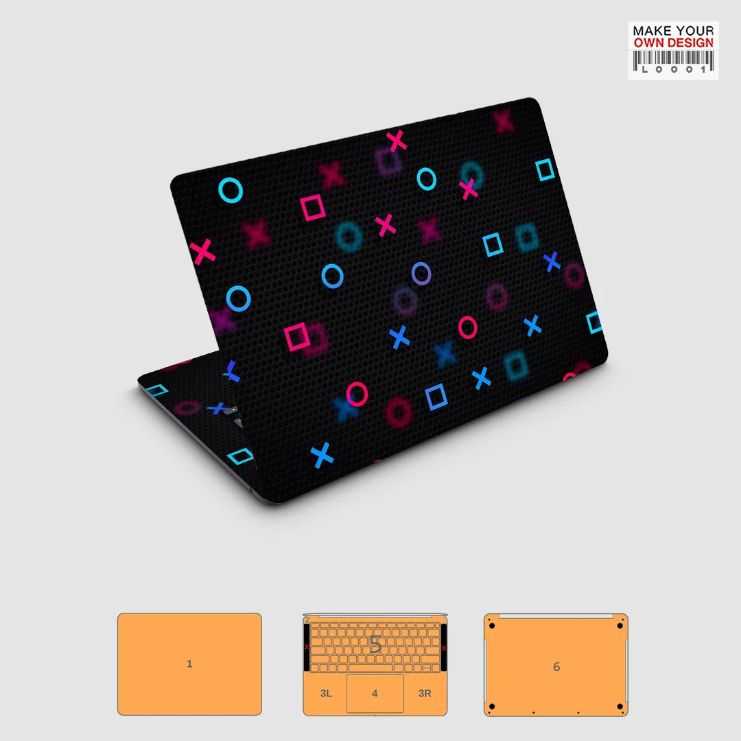 8k020 Colorful skin sticker for Macbook Pro 15.4 Full Wray Sticker skin screen protector