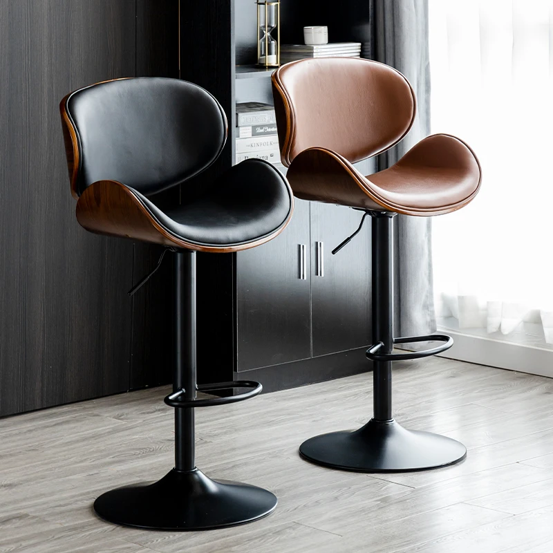 Adjustable Kitchen Bar Chair Modern High Nordic Design Breakfast Bar Stools Luxury Minimalist Furniture for Decoration