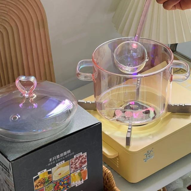  Soup Pots with Lids, Soup Pot Non Stick, Heart-shaped