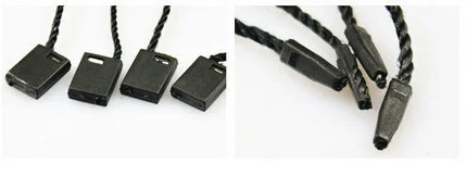 1000 stücke Kunststoff Schleife Lock String Verschluss Schnur Krawatte Kunststoff Snap Lock Dichtung Polyester Tag Halter Seil Commodity Tag Sling – Detail 12