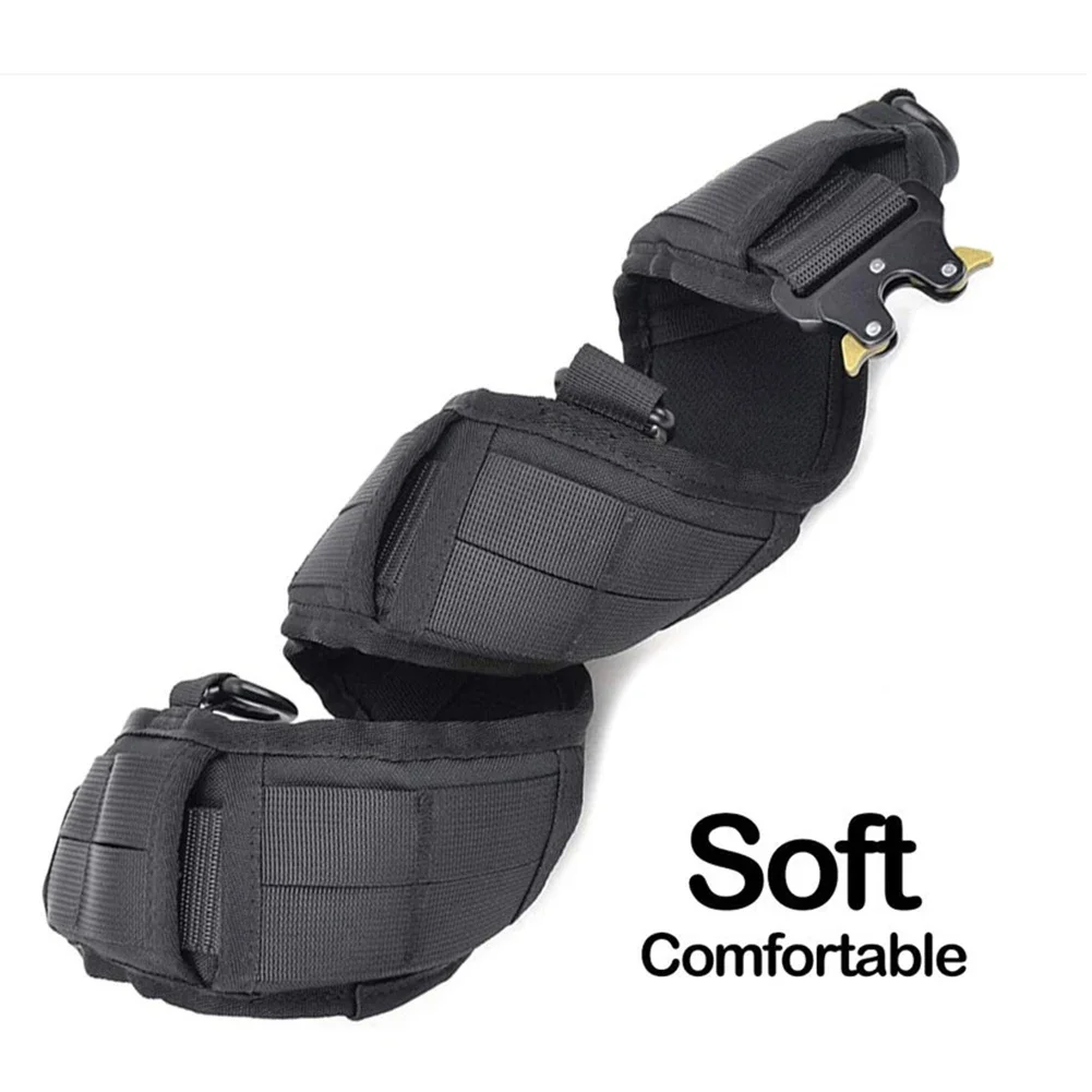Multifunction Outdoor MOLLE Tactical Battle Belt Hunting Set Belt Inner Waist Belt With Phone Tool Bag For CS Shooting