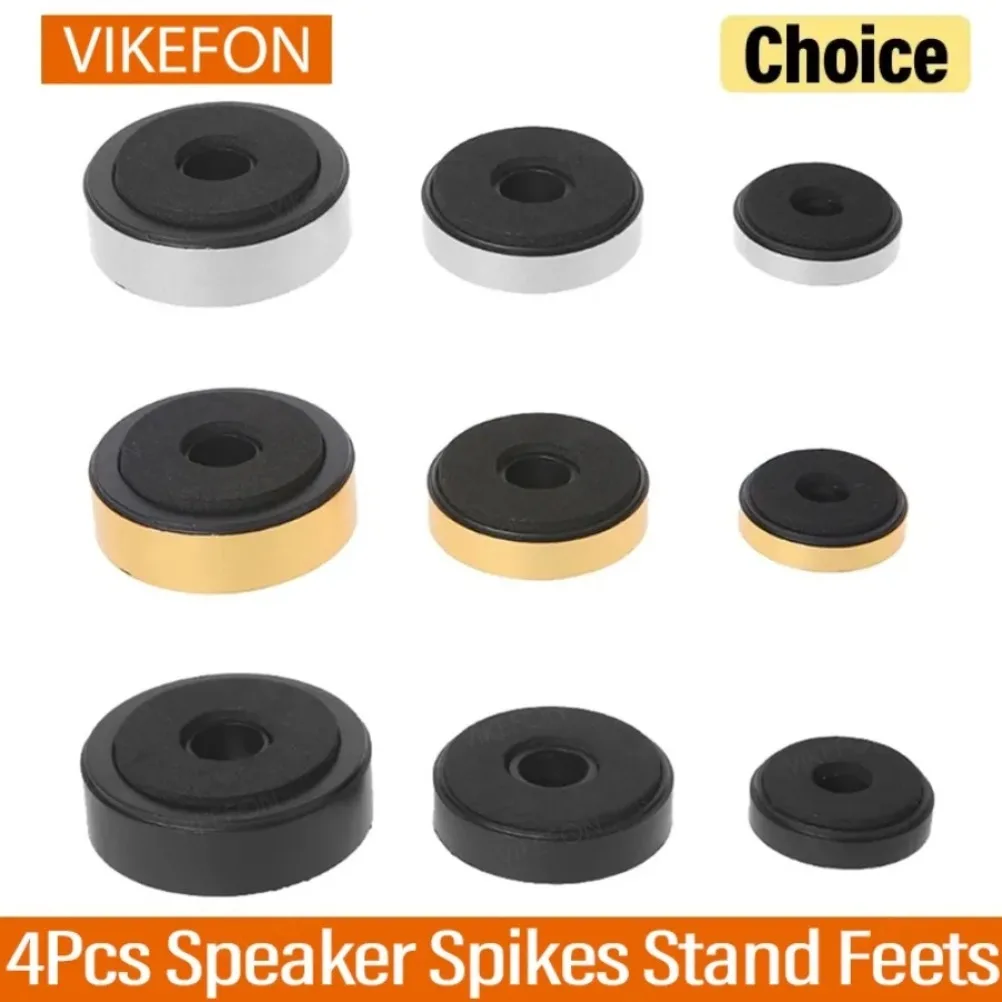 Speaker Accessories VIKEFON 4Pcs Repair Parts DIY For Home Theater Sound System Speaker Spikes Stand Feets Audio Active