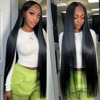 Tissage en lot brésilien naturel Remy lisse, couleur naturelle, 8-32 pouces, 12A, Extension de cheveux, trame, lots de 1/3/4 4