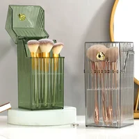 Fashion Plastic Makeup Brush Holder Organizer Lipstick Eyebrow Pencil Holder Makeup Organizer Desktop Cosmetic Storage Box 1