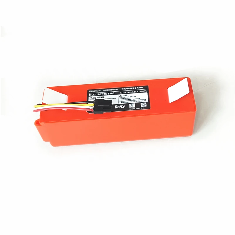 Per Xiao Mi Sweeper 14.4V 6000Mah Batteria Agli Ioni Di Litio Per Xiaomi 1 S,1T,Roborock S50 S51 S52 S53 S55 T7 T6 T4 61 65 C10 E35 Power Bank