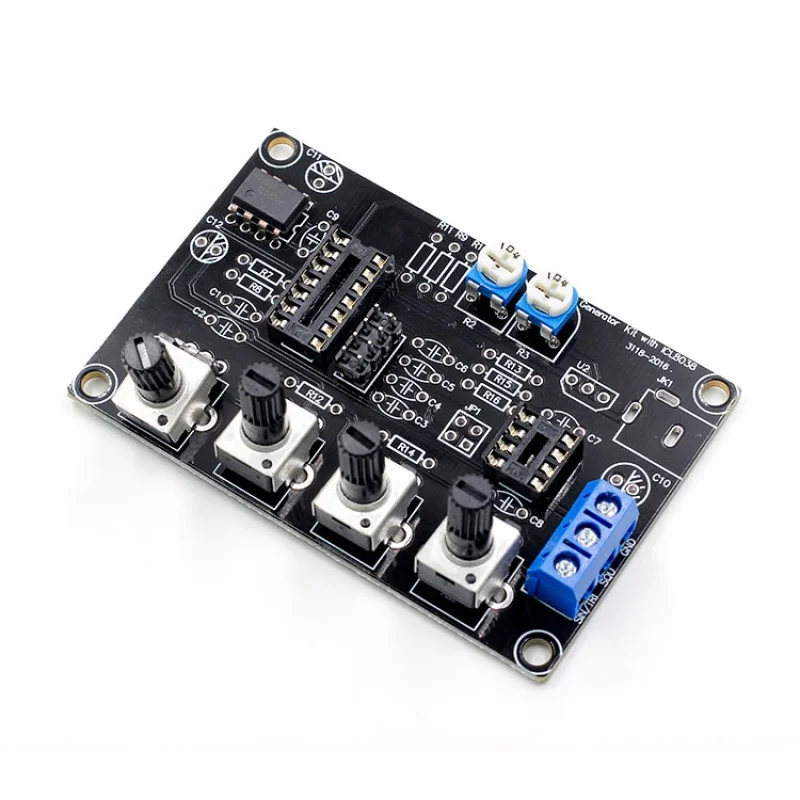

ICL8038 Multifunctional low frequency Signal Generator DIY Kit with Acrylic shell xr2206 upgrade version