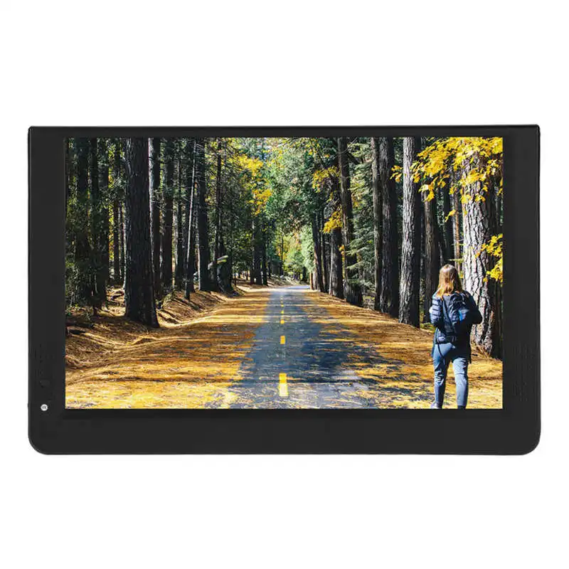 12‑inch Portable Digital TV 1080P 16:9 LED Handheld Mini Digital TV Television Player for Home Outdoor Car Video Player portable tv