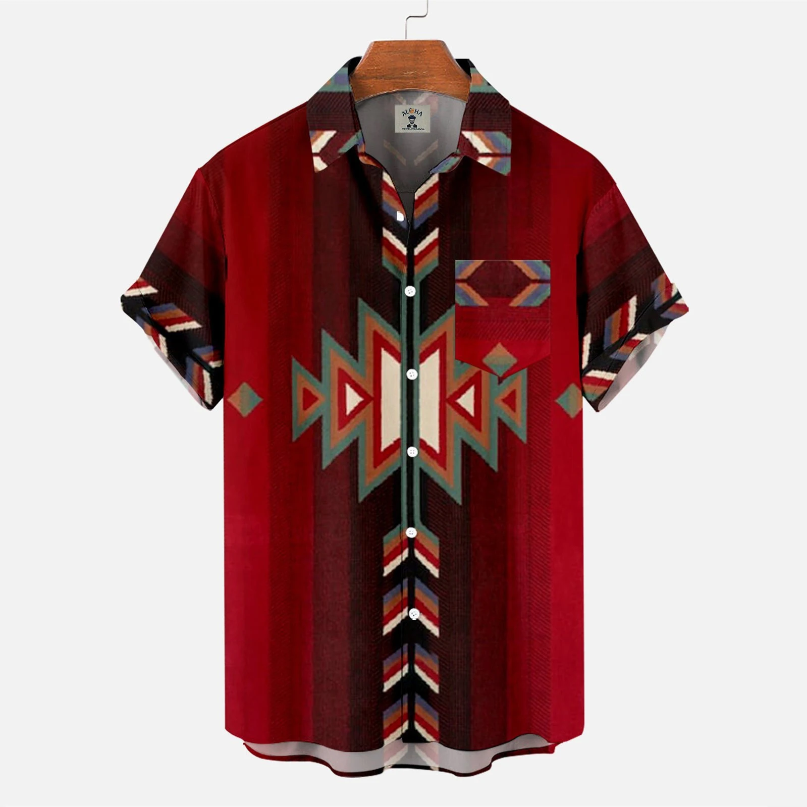 2023 Fashion Street Sweatshirt Hawaiian Men's Loose Fitting Short Sleeved Shirt, Daily Casual Shirt, Summer Novelty