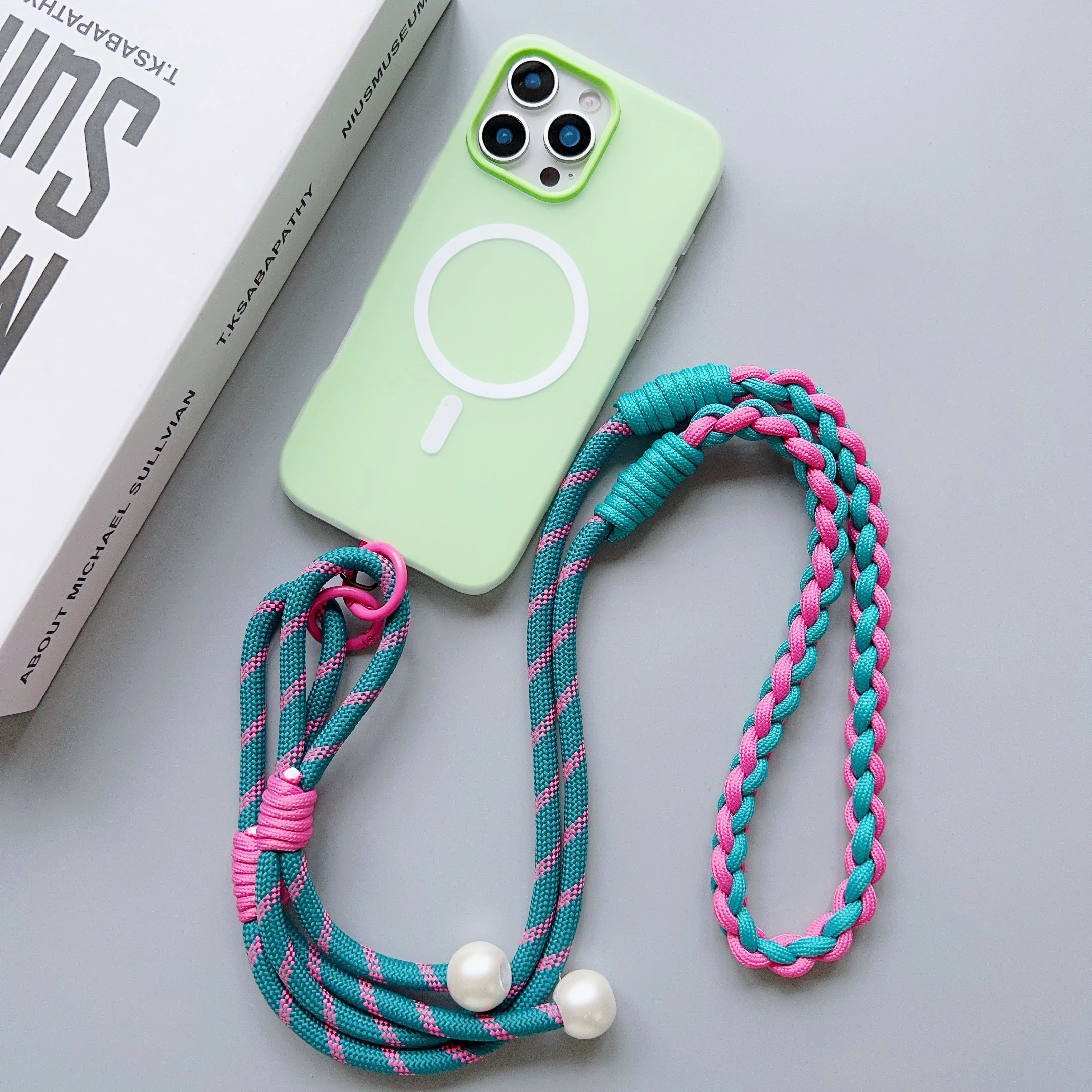 Luxury Multi-Functional Adjustable Pearl Phone Lanyard