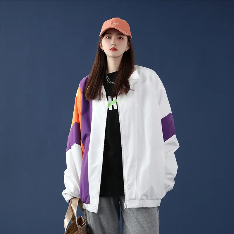 ZOUXO Jacket Women 2023 Spring Autumn Loose Large Size Jacket Kpop Sports Style Baseball Clothes