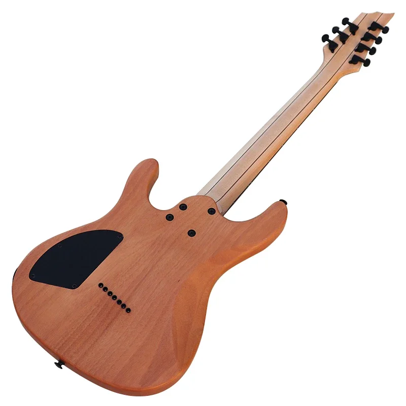7 String 39 Inch 24 Frets Electric Guitar Natural Color Korea-made Pickup acoustic electric guitar