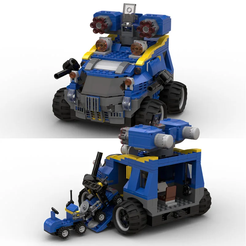 1379PCS MOC 지구 방어 본부 - 최종판 어린이를 위한 빌딩 블록 모델 조립, 교육용 장난감, 선물, 장식품