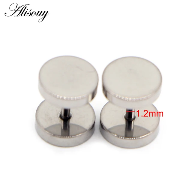 Orecchini Uomo Diamante Orecchini Bliqniq Acciaio Inossidabile - Set 12 Paia Con Perle Sfera, Argento E Oro Orecchini Donna Cerchio - Foto 6