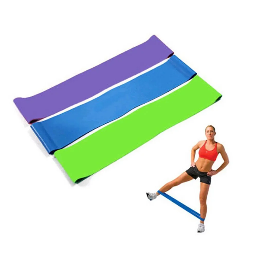 Fitness Resistance Band Fitness Accessories 1PC Resistance Band Loop Yoga Pilates Home GYM Fitness Exercise Workout Training Body Pilates Strength Training