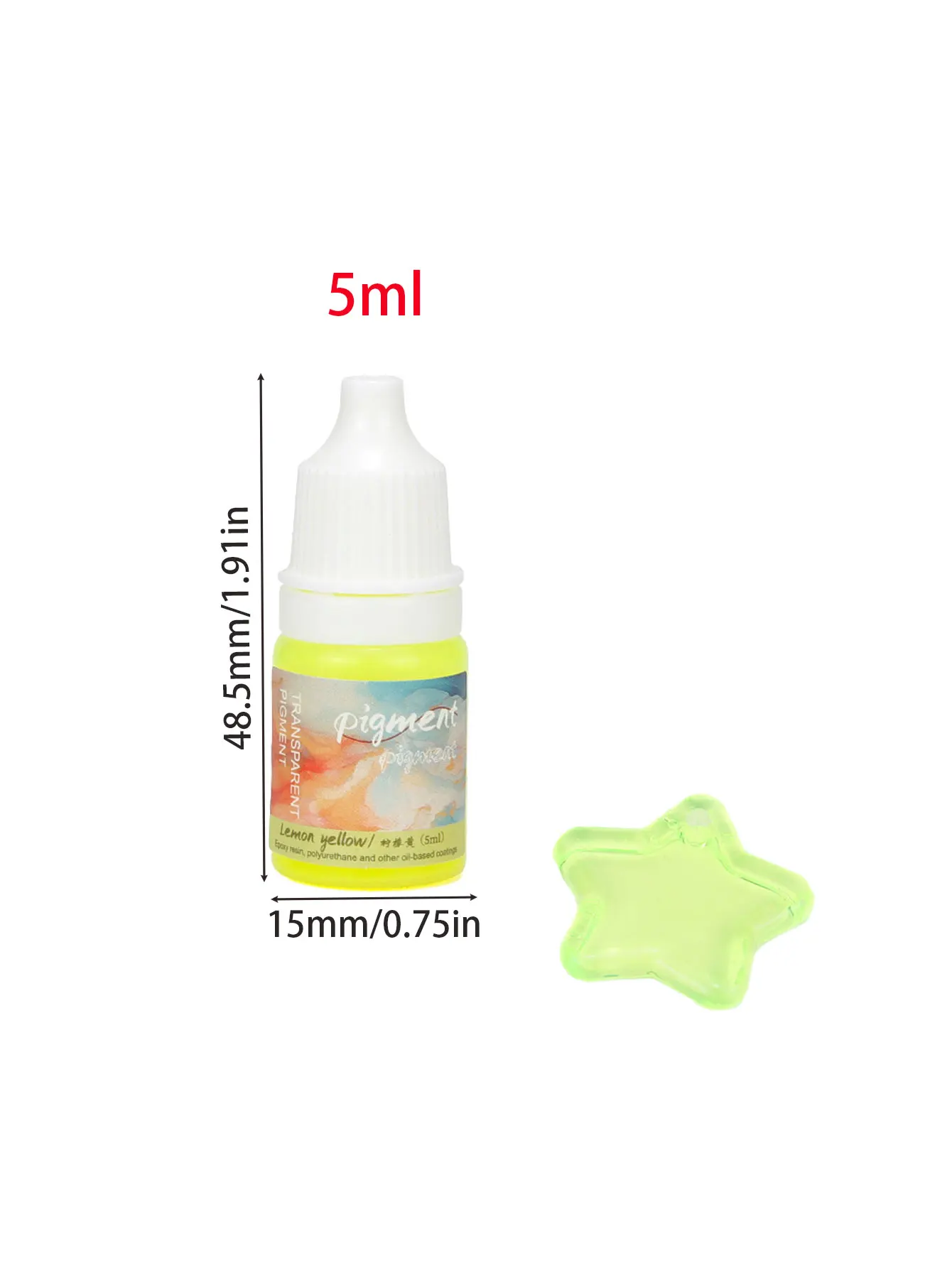 24-Color Epoxy Resin Paint Pigment Set - Concentrated Liquid Dye for UV Resin Coloring and DIY Jewelry Art Crafting