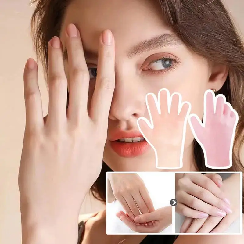 

Moisturizing Gloves Washable Repairing Soft Silicone SPA Gloves Overnight Hydrating Sleeping Gloves Skin Care Product For Women