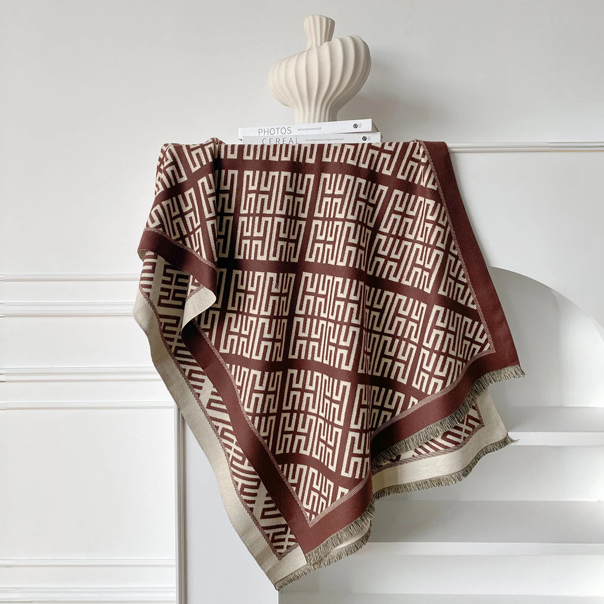 Winter Warm Cashmere Scarf for Women Luxury Pashmina Blanket Thick Shawl Wrap Neckerchief Fashion Bufanda Echarpe Poncho 2025