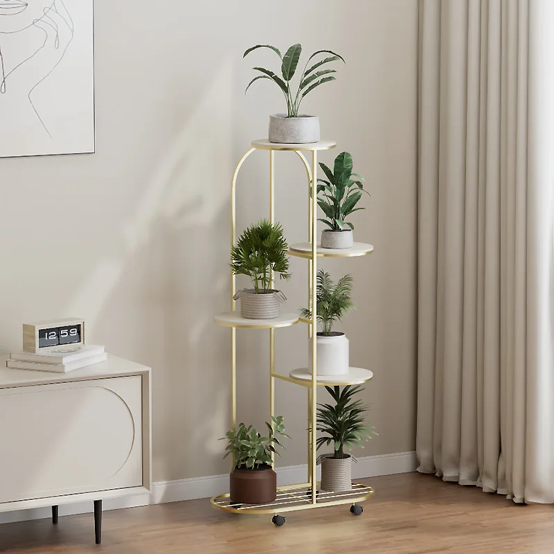 Simple Modern Stand for Flowers Interior Decor Plant Shelves Floor Multi-storey Flower Rack for Living Room Plants plant stand wooden flower shelf