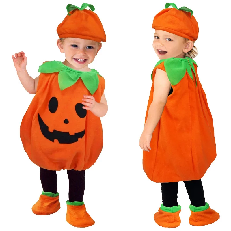 

Children'S Halloween Decoration Pumpkin Costume Baby Style Costume Cosplay Cute Pumpkin Baby Wholesale