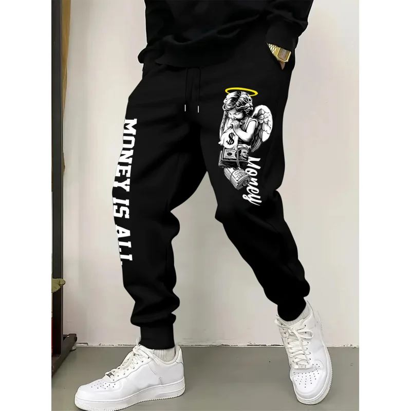 Fashionable And Distinctive Men'S Casual Pants For Everyday Wear，Casual Drawstring Waist Pants，Men'S Versatile Clothing - 2