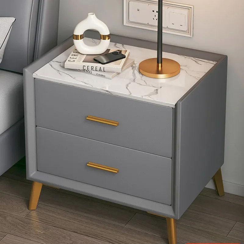 

Luxury Nordic Bedside Table Drawers Kawaii White Mid Century Nightstands Modern Minimalist Mesita De Noche Home Furnitures