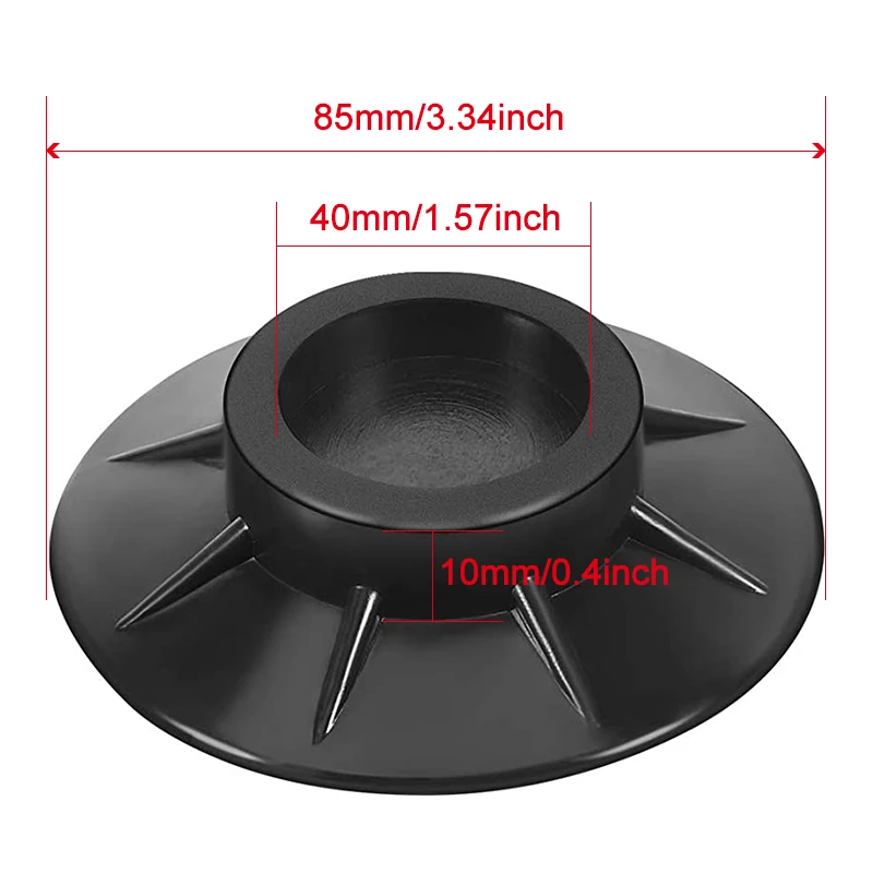Anti-Vibration Washing Machine Pads Rubber Non-Slip Mats Universal Silent Skid Raiser Refrigerator Feet Fixed Pads washing machine pads