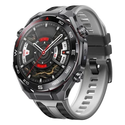 Enhanced Silicone Sport Strap for Men's Smartwatch - Quick Release Disassembly Band (Gray Black)