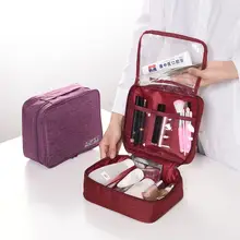 

Outdoor Portable Women Toiletry Storage Bags Travel Cosmetic Makeup Pouch Case Organizer Zipper Suitcase Accessories Supplies
