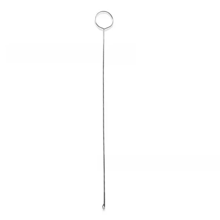 JIEYAO Set Di Anelli Per Cucire Da 8pz, Strumento Infila Cordoncino Tornitore Flessibile Pinzette In Metallo Gancio Anello Lungo Accessori Per Maglieria Per Cinture Felpe Con Cappuccio Fai Da Te