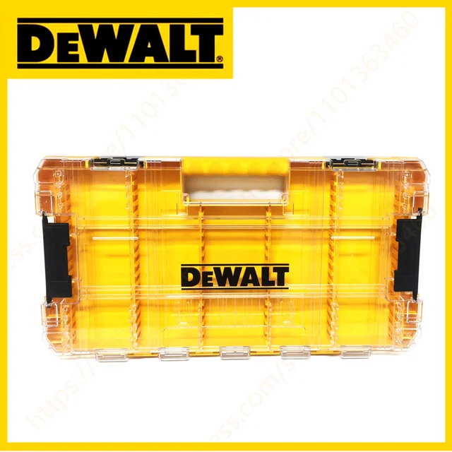 DEWALT 대형 터프 케이스는 고품질 DEWALT 브랜드의 전동 공구 액세서리를 보관하고 운반하기에 최적화된 제품입니다.