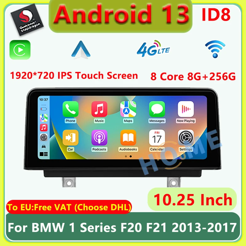 

Wireless CarPlay For BMW 1 Series F20 F21 2013-2017 NBT System Multimedia Player GPS Navigation 4G WIFI Car Radio Android Auto