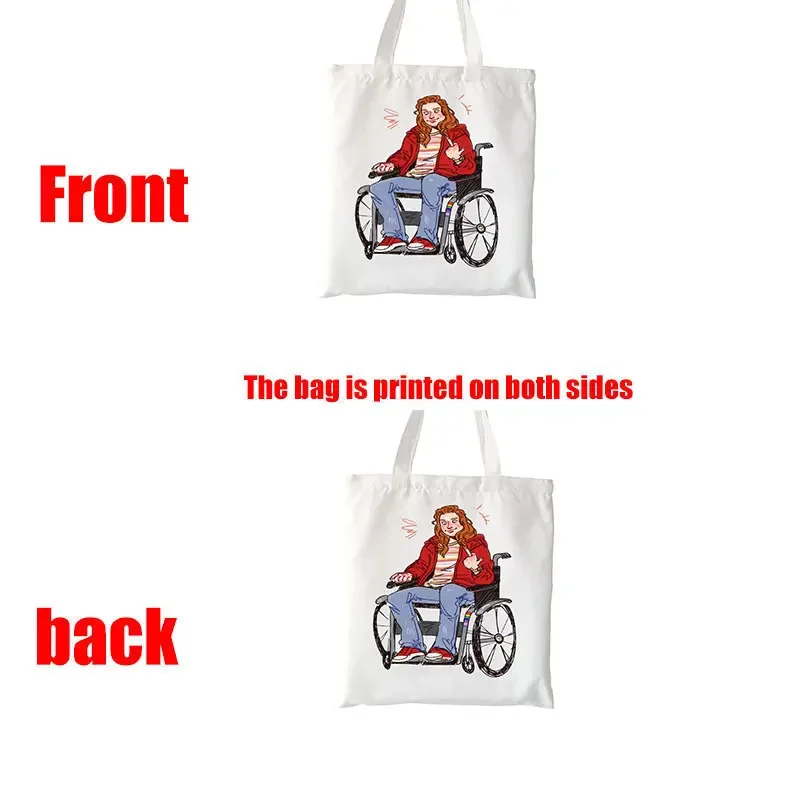 Rabbit Pattern Tote Bag New Jeans Bag Kpop Fashion Shopping Organizer Bags Souvenir for Bunnies Collection Gift Girl New Album