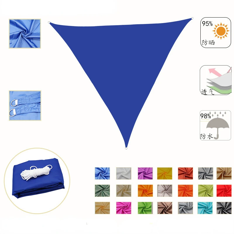 

Waterproof Sun Shelter Sunshade Protection Shade Sail Awning Camping Shade Cloth Large for Outdoor Canopy Garden Patio Sail
