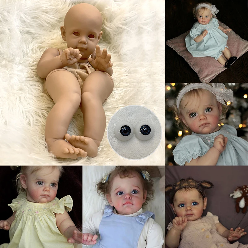 

24inch Maggi Reborn Doll Kit Soft Touch Unfinished Unpainted High Quality Art Doll Reborn Doll with Cloth body