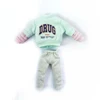 Ob11 Doll Long Sleeved Sports Sweatshirt Top Clothes With Patchwork Sleeves For Molly Gsc Ymy P9 P10 Body Uf Nendoroids Dolls 5