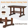 6-Piece Dining Table Set, Extendable Wood Table with 18-inch Removable Leaf, 4 Upholstered Chairs and Bench, Dining Table Set 5