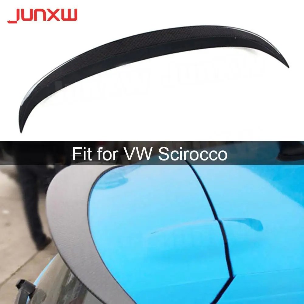 

Carbon Fiber / FRP Rear Roof Spoiler Trunk Wings for Volkswagen VW Scirocco Base R 2009-2013 GTS 2013 2014 Spoiler