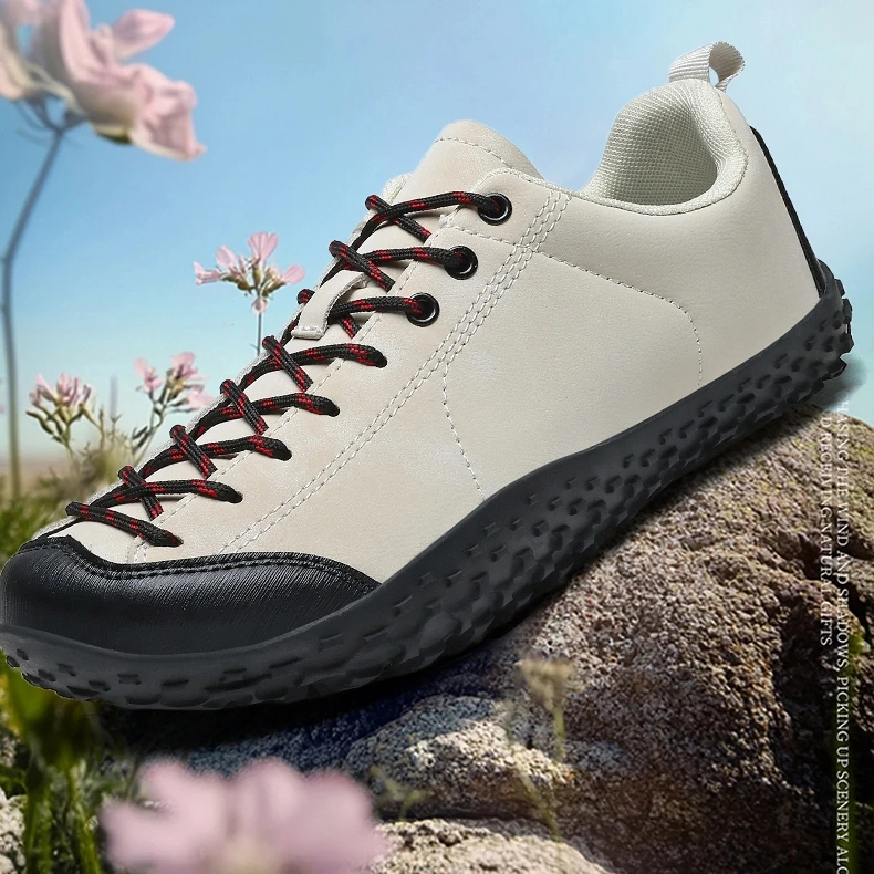 Wide Toe Barefoot Shoes For Men For Running Climbing And Hiking_voghion.com
