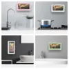 Bathroom Waterproof Phone Holder Home Wall Phone Case Stand Box Self-adhesive Touch Screen Phone Bracket Shower Sealing Storage 3