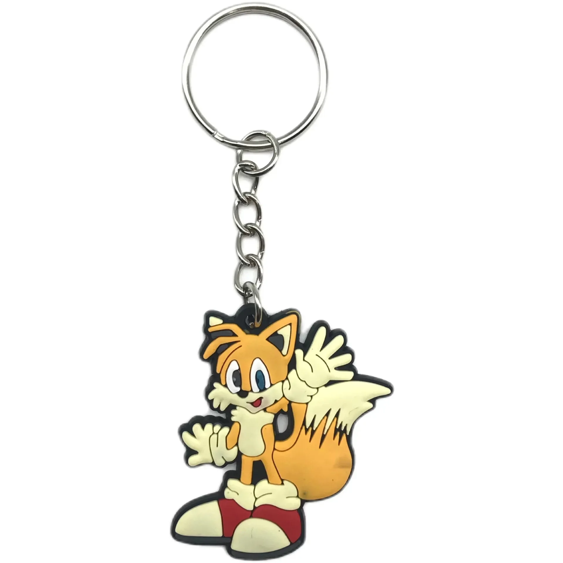 thumbnail image 1 of Llavero de silicona de anime personalizado de Sonic, mochila de estudiante, llavero para teléfono móvil, colgante decorativo, juguete de regalo de cumpleaños para niños, 1 of 5