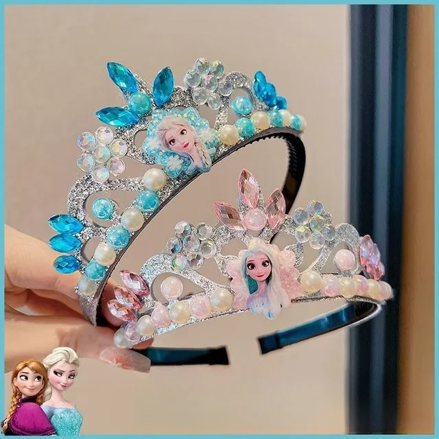 Disney Frozen Princess Elsa Girl Crown Birthday Party Gift Headband and head accessory 1