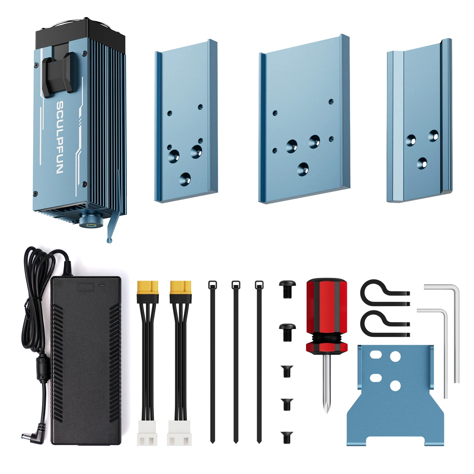 Sculpfun 1064 nm 2 W Infrarot-Lasermodul 0,03 mm ultrafeiner Laserpunktgravur-Laserkopf für S9/S10/S30/S30 Ultra/SF-A9-Serie – Detail 8