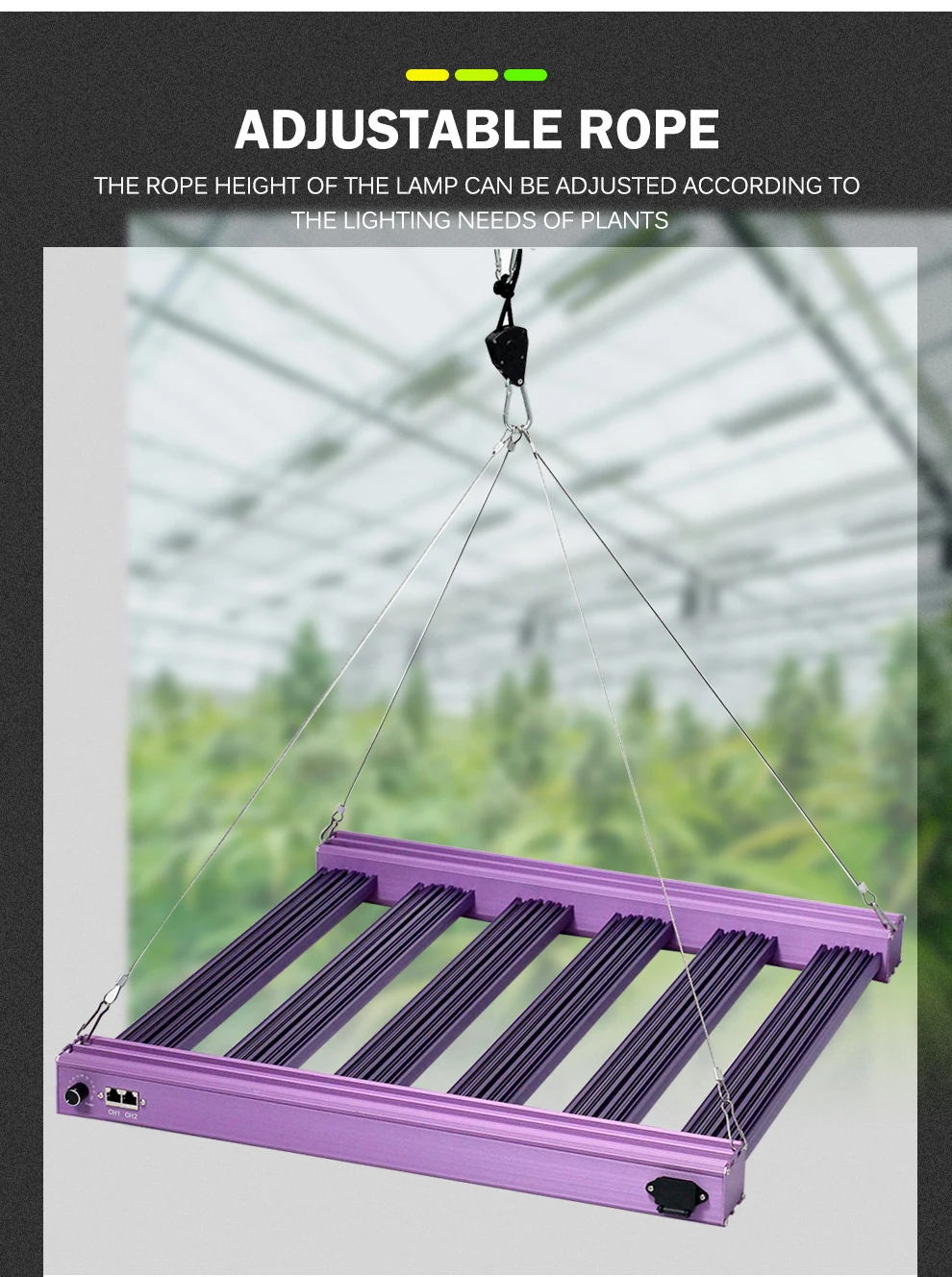 Description Picture 6 of item200W 300W LED Grow Light Full Spectrum LM281B Hydroponic Growing Lamp for Plant Greenhouse Growbox Veg Flowers Growtent