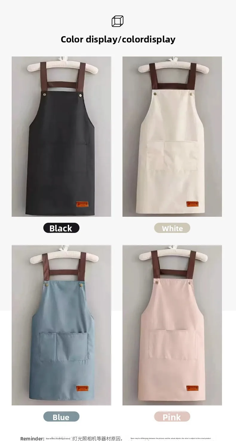 Description Picture 6 of itemCustomizable waterproof and oil-resistant apron work clothes for kitchens, catering slaughterhouses, home painting, floral arts