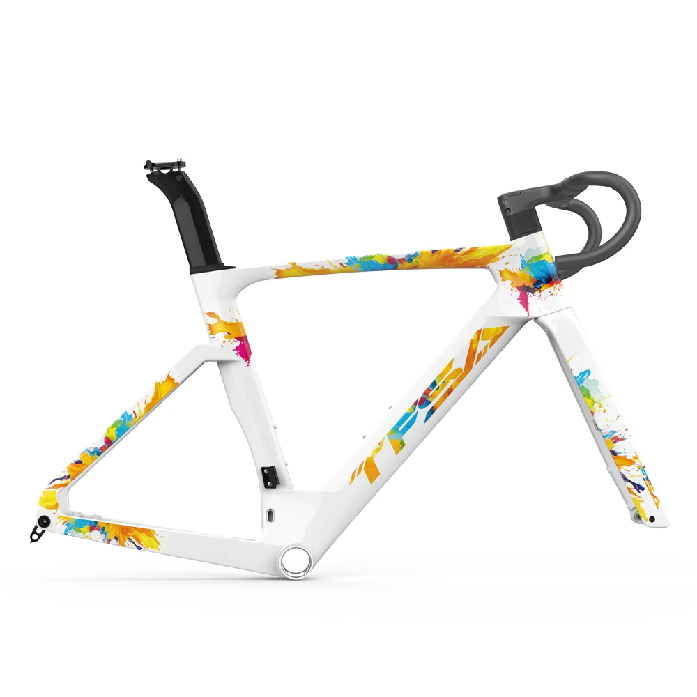 TFSA JH-05 rim brake aero design carbon fiber bike frame