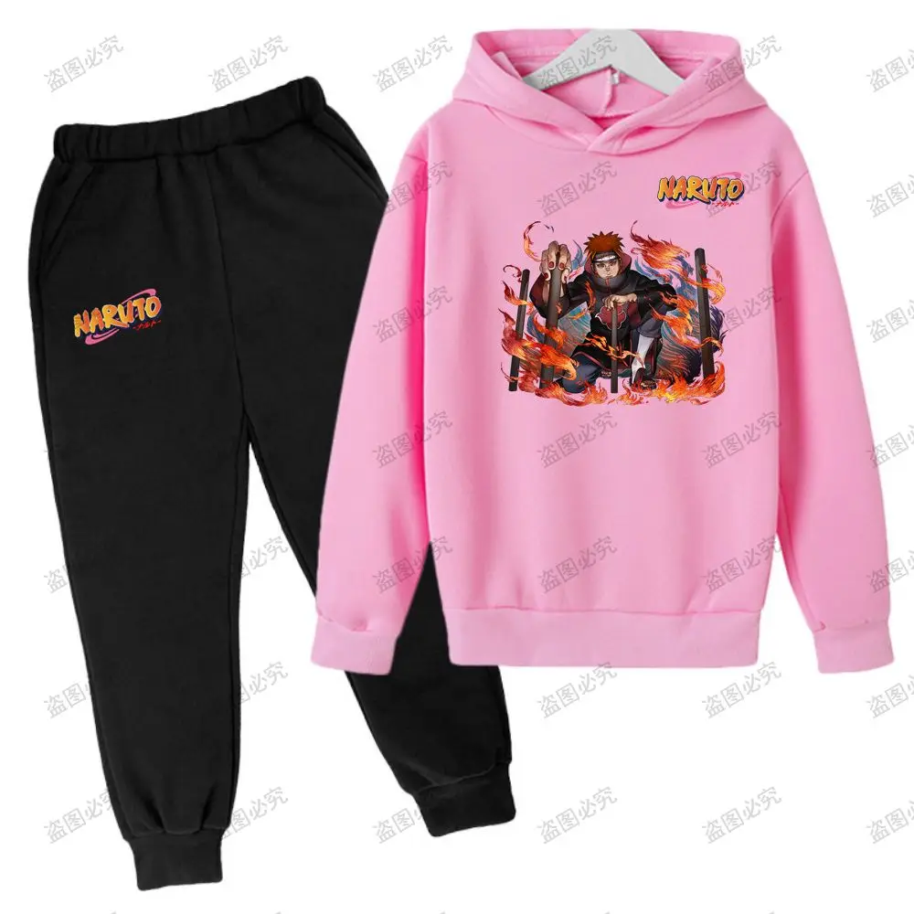 

Naruto New Luxury Clothing Children's Hoodie Suit Harajuku Pant Sets Streetwear Tracksuit Men Anime Tracksuits 2023 Essentials