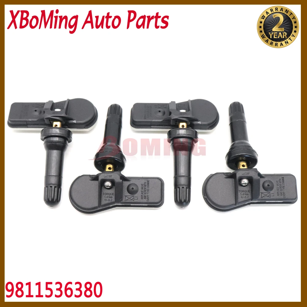 9811536380 Sensore Di Monitoraggio Della Pressione Dei Pneumatici Tpms Per Auto Per Peugeot 3008 T84 307 301 408 508 T5 T7 5008 T87 Rcz T75 9673860880
